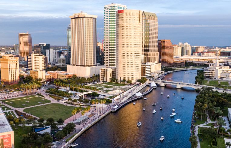 Downtown Tampa.
