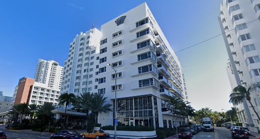 The Confidante Miami Beach at 4041 Collins Avenue.