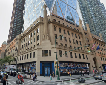 A Hearst Tower storefront at 949 Eighth Avenue where a Panera Bread will soon open.