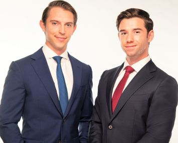 Dylan Kane (right) and Zach Redding.