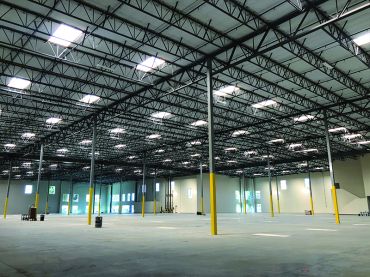 FDH Aero signed a 114,898-square-foot lease to take up the entire Commerce Logistics Center at 5200 Sheila Street, above.