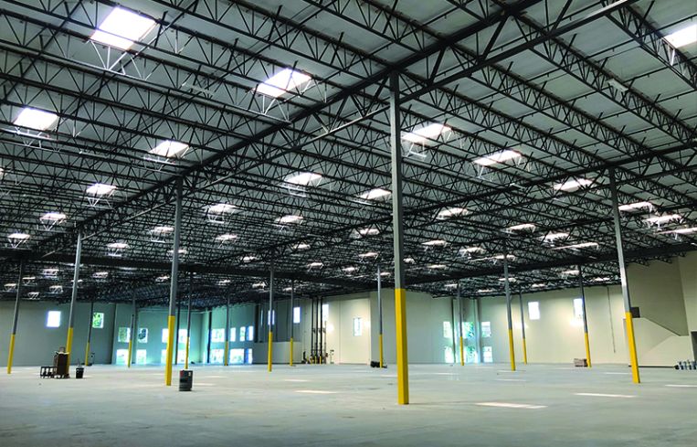 FDH Aero signed a 114,898-square-foot lease to take up the entire Commerce Logistics Center at 5200 Sheila Street, above.