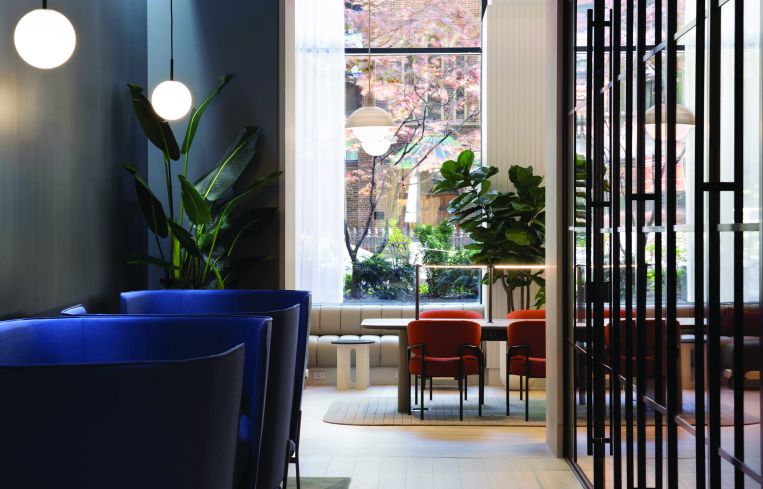 Global Holdings acquired a high-rise apartment building on East 29th Street right before the pandemic, and now its amenity spaces are getting a modern makeover in hopes of attracting tenants who want to pay luxury rents. Updates include a new gym in the basement, a library, a cafe and coworking spaces on the first floor.