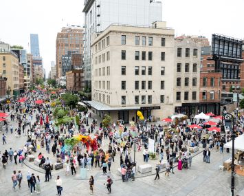 A shot of Manhattan's Meatpacking District