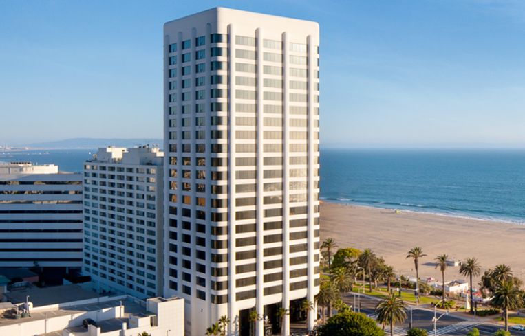 The top listing for the Los Angeles Market is 100 Wilshire in Santa Monica at $108 per square foot.