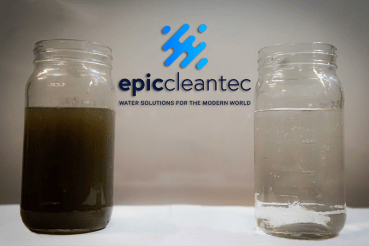 Before and after, according to Epic Cleantec. 