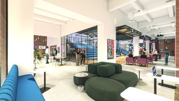 Empire State Realty Trust is renovating a double-height floor at the iconic Empire State Building into a lounge, basketball court and golf simulator.