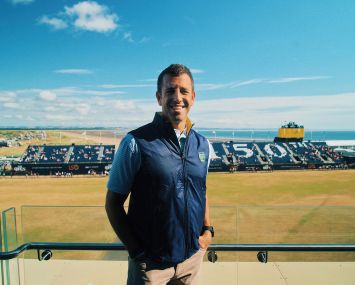 Ben Weprin at Rusacks Hotel, St. Andrew's Golf Course, Scotland. PHOTO: The 1457 Club/for Commercial Observer