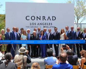 Related Companies was joined by Supervisor Hilda L. Solis, Mayor Eric Garcetti, Councilman Kevin de León, architect Frank Gehry and more at a ribbon cutting ceremony.