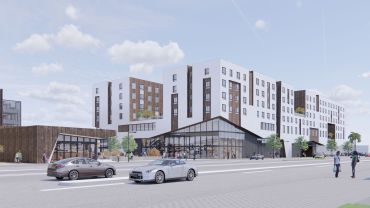Evermont will bring 180 affordable units and new retail space to the northeast corner of Vermont and Manchester avenues in South Los Angeles.