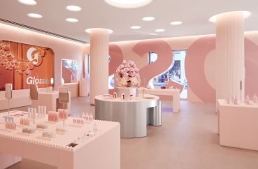 Glossier's Los Angeles store.