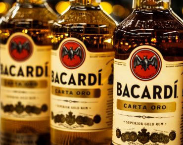 Bacardi bottle.