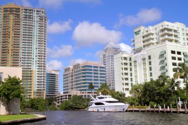 High-rise buildings in Fort Lauderdale. 