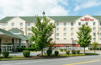 The Hilton Garden Inn in Morgantown, W.Va. was one of the top CMBS auctions during the second quarter of 2022. 