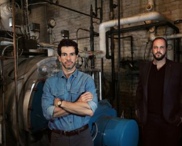 Brendan Wallace (left) and Greg Smithies, another Fifth Wall partner.