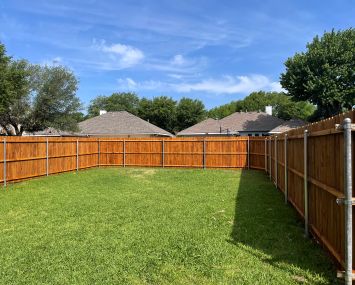 A fence project that Ergeon's technology facilitated.