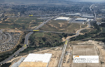 The new distribution center will include automation systems and 30,000 square feet of office space.