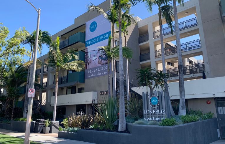 The Vue Los Feliz is at 1800 North New Hampshire Avenue in the neighborhood between Hollywood and Silver Lake.