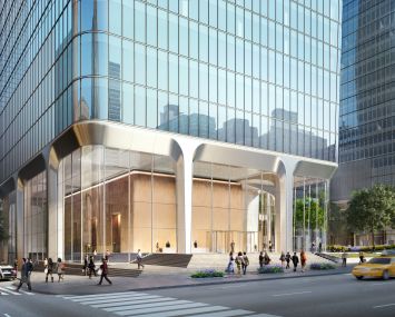 A rendering of the super tall skyscraper at 2 Manhattan West.