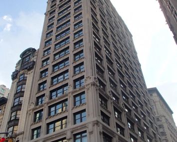 The luxury condo tower, where Jeff Bezos purchased a unit, at 212 Fifth Avenue
