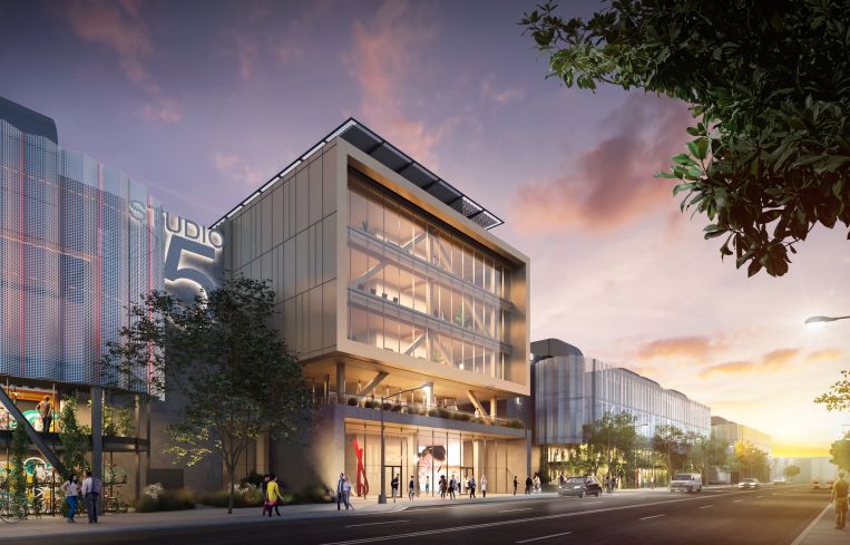 The soundstage space will total 321,520 square feet.