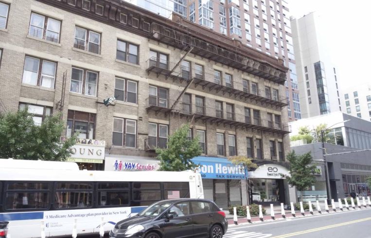 The short, residential building at 358-376-Livingston-Street.