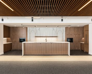 A prebuilt suite at 500 Park Avenue.