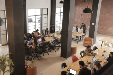 A Colabs coworking space in Lahore, Pakistan. 