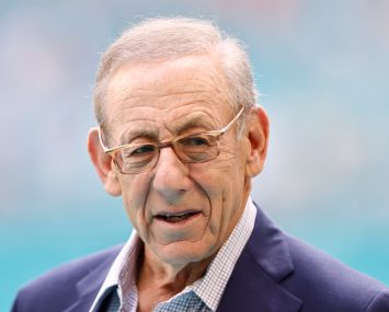 MIAMI GARDENS, FLORIDA - SEPTEMBER 19: Owner of the Miami Dolphins looks on prior to the game against the Buffalo Bills at Hard Rock Stadium on September 19, 2021 in Miami Gardens, Florida. (Photo by )