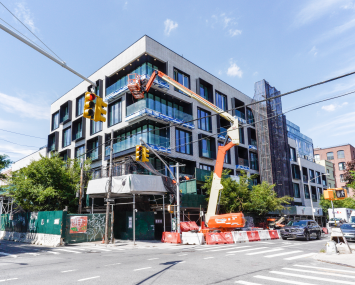 The five-story building at 510 Driggs Avenue.