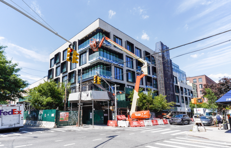 The five-story building at 510 Driggs Avenue.