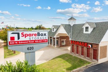 One of Sparebox Storage's properties at 620 West Edmond Road in Edmond, Oklahoma. 