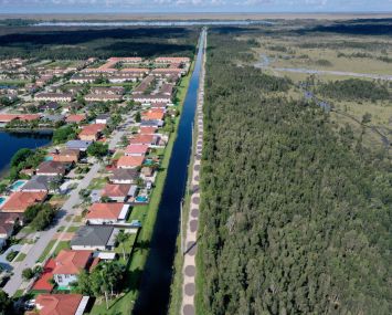 Everglades National Park border.