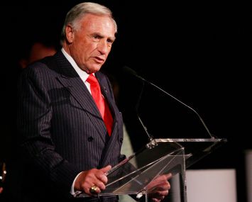 Arnold Fisher speaking at Avon Foundation's 50th Anniversary Awards Celebration held at The American Museum of Natural History in October 25, 2005 in New York City.