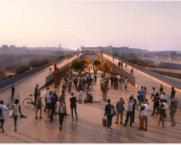 The 11th Street Bridge Park.