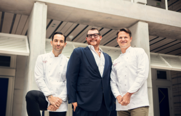 Major Food Group founders: Mario Carbone, Jeff Zalaznick, and Rich Torrisi.