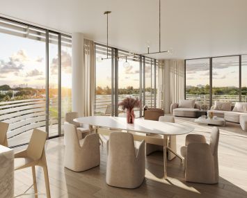 Rendering of 2901 Indian Creek Drive interior.