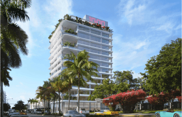 Rendering of proposed renovations to 407 Lincoln Road 