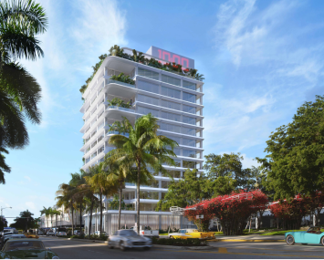 Rendering of proposed renovations to 407 Lincoln Road 