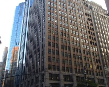 The tall office tower at 180 Madison Avenue in Midtown South.