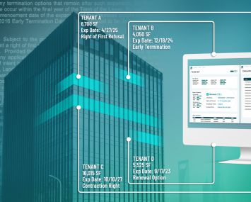 A demonstration of Prophia's work culling information from leases.
