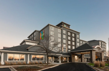 A $20.7 million loan secured by the IHG-flagged EVEN Hotel Chicago – Tinley Park (pictured) returned to the master servicer in December after initially transferring to special servicing in October 2021.