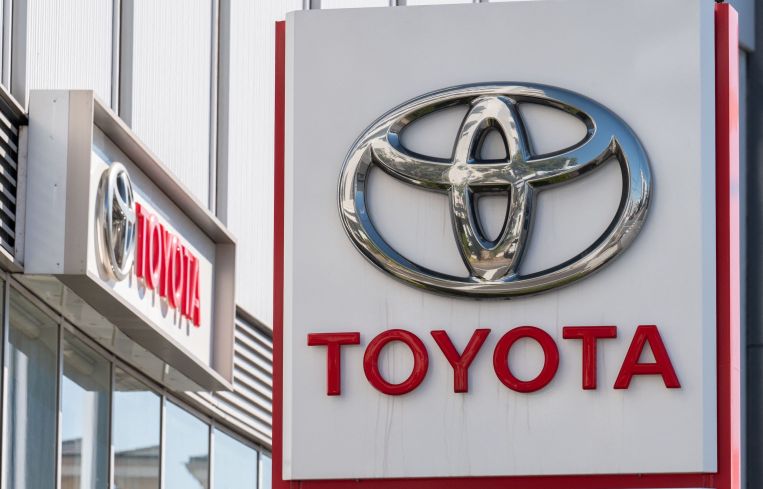 Toyota logo.