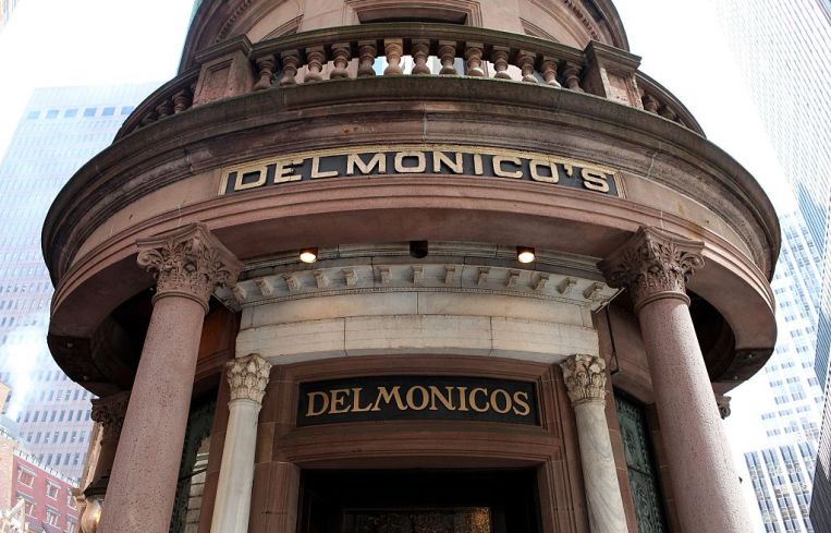 Delmonico's Restaurant in New York, New York on April 15, 2016.