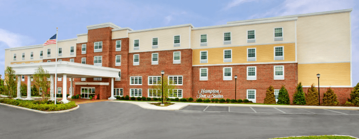 The Hampton Inn in Yonkers was one of the real estate owned lodging properties to experience a CMBS distressed workout in December. 