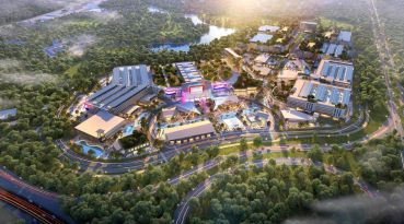 The Cordish Companies' $1.4 billion plan for a casino and mixed-use development in Petersburg, VA. 