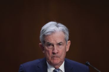 Jerome Powell, Chairman, Board of Governors of the Federal Reserve System testifies before the Senate Banking, Housing, and Urban Affairs Committee June 22, 2022 in Washington, DC.
