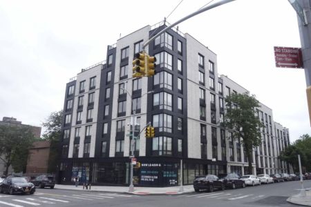 222 Johnson Avenue in East Williamsburg, Brooklyn comprises 116 units with 35 designated as affordable housing. 
