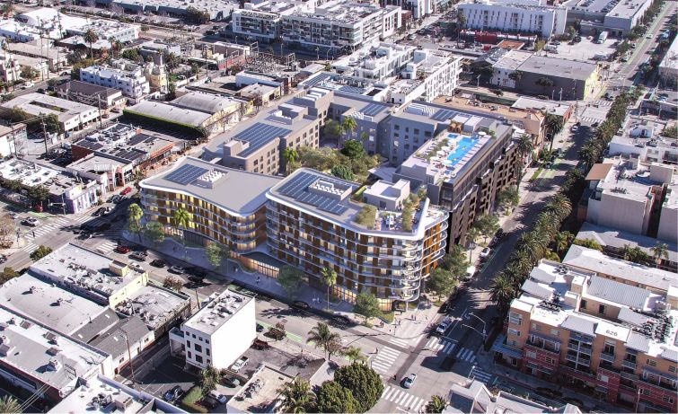 The 710 Broadway project set to rise in Downtown Santa Monica.
