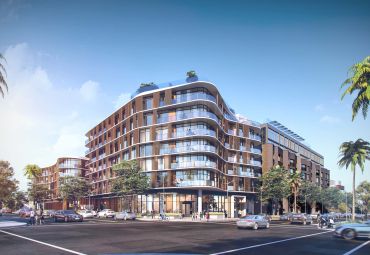 The 710 Broadway project set to rise in Downtown Santa Monica.